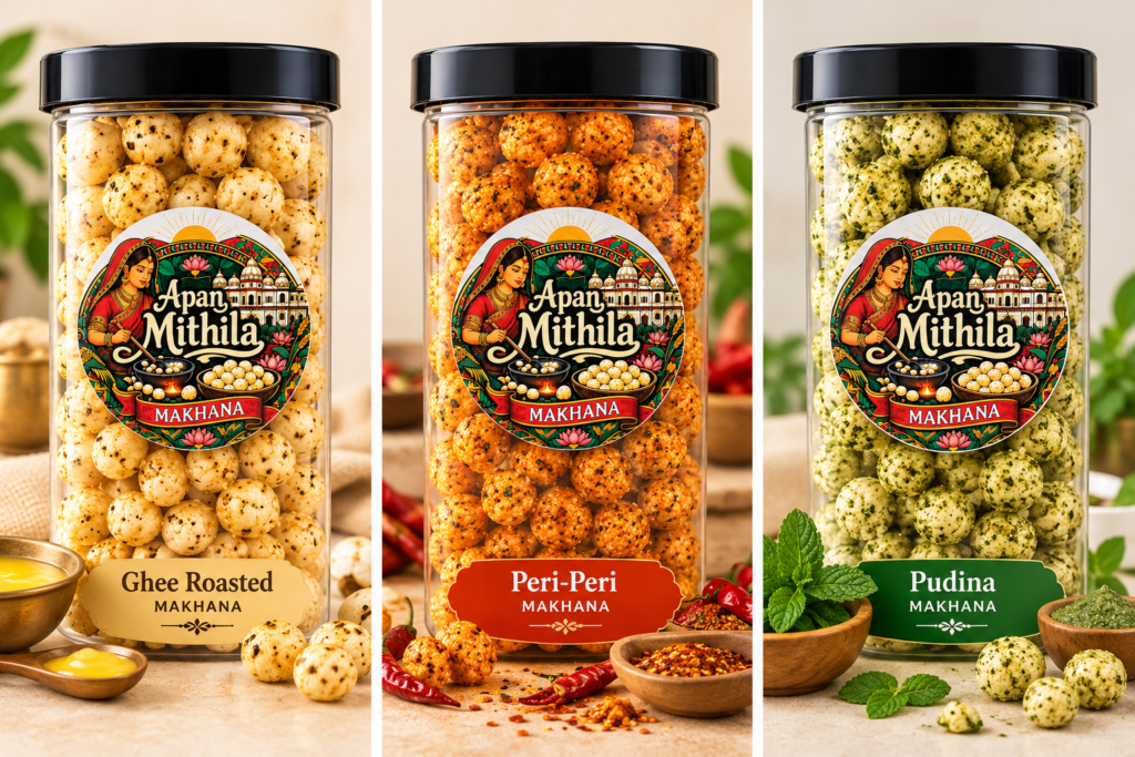 Trio Of Flavoured Makhana Jars 1024x683